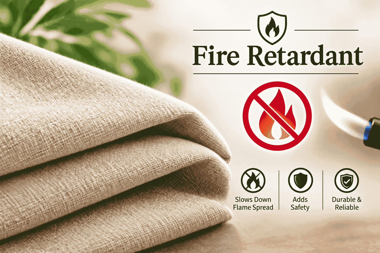 Fire-retardant coated technical fabric