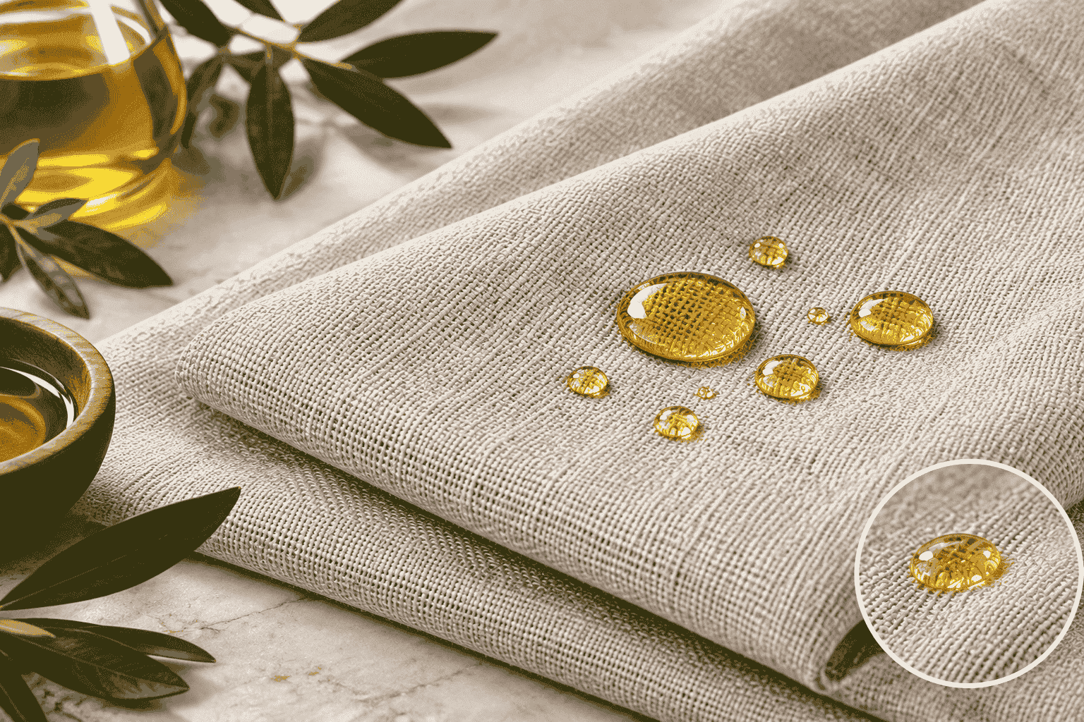 Oil-resistant coated technical fabric